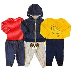 Carters Baby‎ Boy Clothes 3 Months Outfits Pants Shirts Hoodie Jacket Bundle Dog